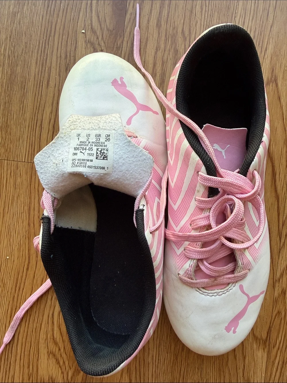 Puma Kids Sneakers White and Pink